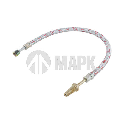 70-3801180-2 Шланг давления масла МТЗ-80 (L=530, мет.оплетка) (МР)