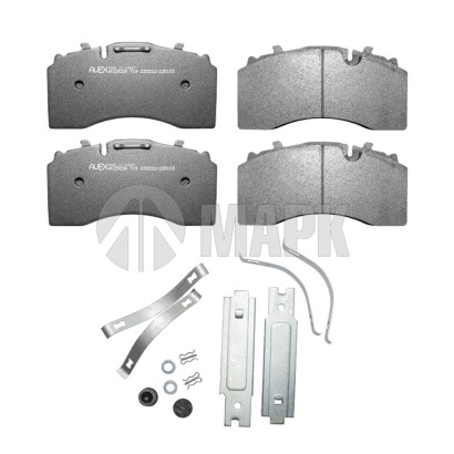 AV29228 Колодки дисковые 29228 с установочным комплектом (210.8x114.5x30) BPW TSB4309 (AVEX)