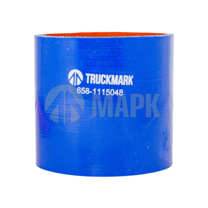 658-1115048 Патрубок ТКР (силикон) синий (Ф75х80) (TRUCKMARK)