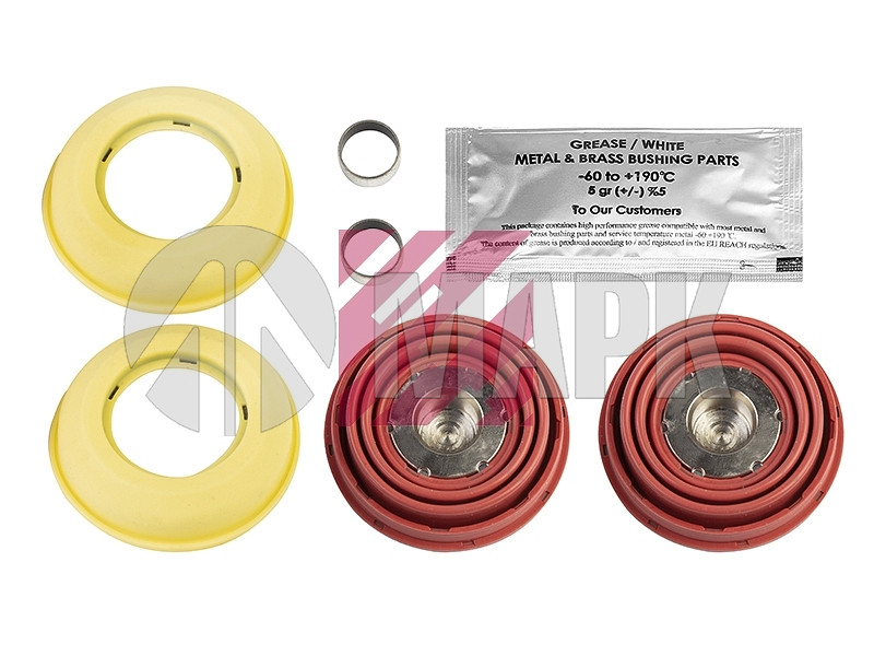 Р/к суппорта KNORR (пятаки без буртика 74мм.+ пыльники) (TTT)