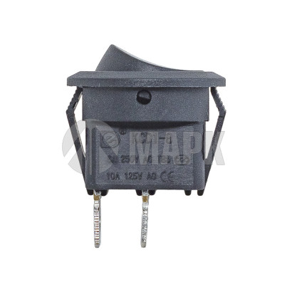 ВК243-Ч (36-2550) Выключатель клавиша 2-х позиционный круглый ВК243-Ч врезной d20mm