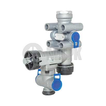 4640061000 Кран уровня пола (5-выводов) BPW/Schmitz/НОВТРАК/ТОНАР/а/м КамАЗ/МАЗ (TRUCKMARK)