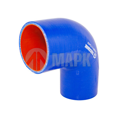 33098-1172403 Патрубок интеркулера (силикон) синий (Ф60/70) (TRUCKMARK)