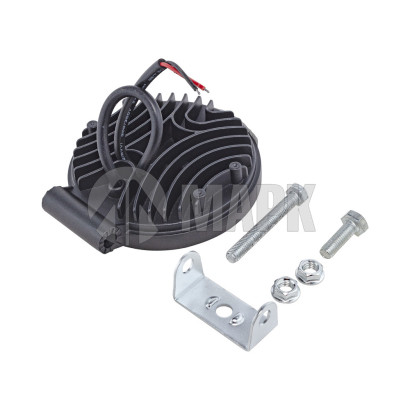 101.3738 Фонарь стробоскоп/постоянно оранжевый (16 диодов, 3 режима, круглый, 2 провода, 12-24В) (КЭП)