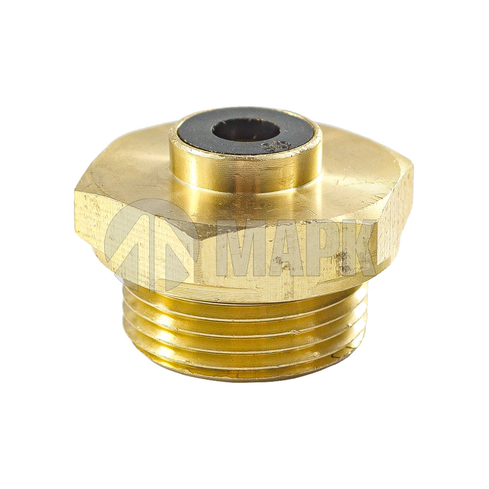 Соединитель трубки ПВХ,полиамид d=6мм М22х1.5 (фитинг прямой) латунь (Аналог CAMOZZI)