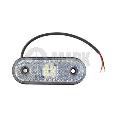 81-01 LED Фонарь габаритный светодиод БЕЛЫЙ (без кронштейна) ТехАвтоСвет
