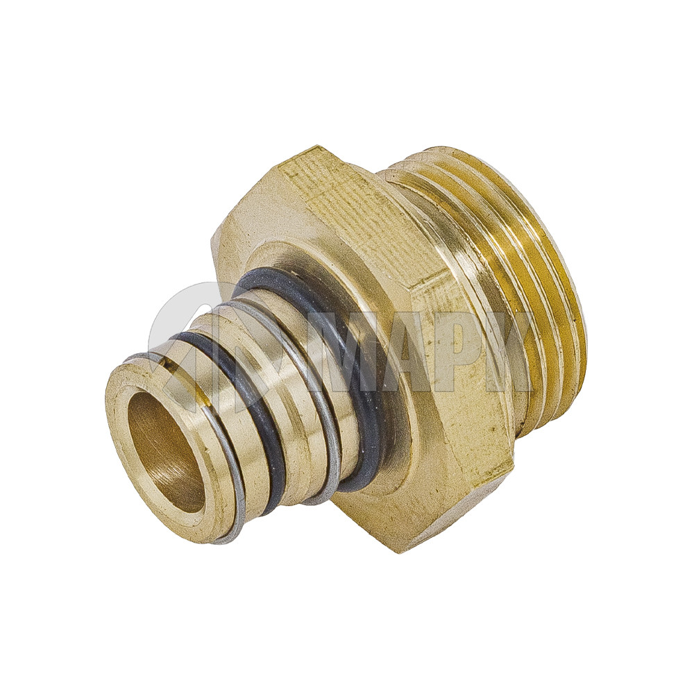 Соединитель переходник М22x1.5 P5 поворотный латунь