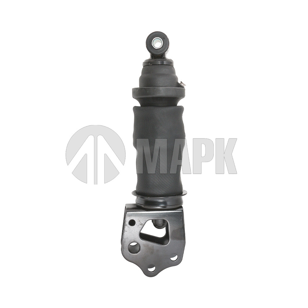 Амортизатор кабины задний (пневмо) SHAANXI X3000 (ухо шток с кроншт.) (ZTD)