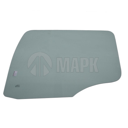 MERS0061 Стекло боковое опускное а/м КамАЗ 5490, МВ правое (зеленое) А9737200418 920х730 (KMK GLASS)