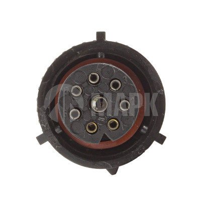 9800680+8 Колодка 8 контактная Евро круглая на блок фару ПРЯМАЯ