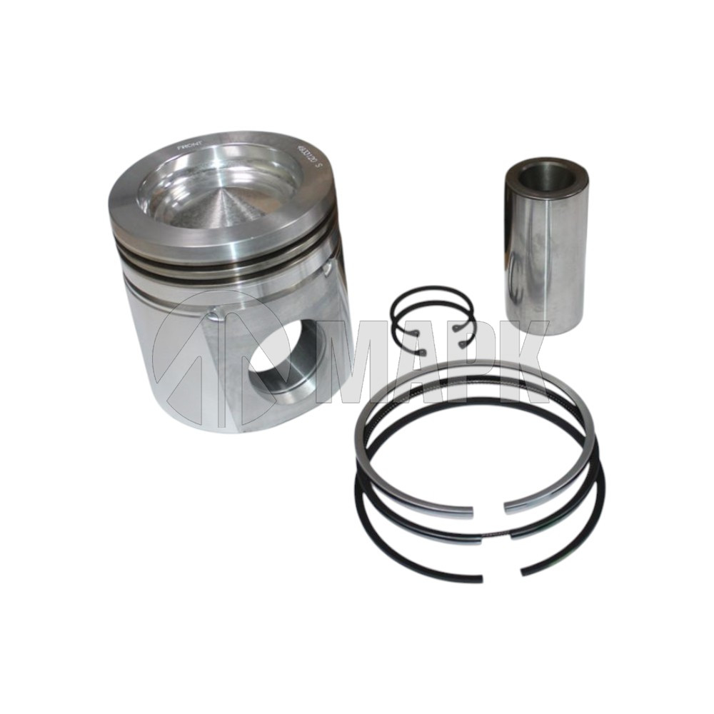 Ремкомплект поршневой (поршень, палец, к-т поршневых колец+2 стопор. кольца) QSC 8.3 L DVMARK
