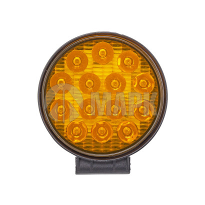 101.3738-01 Фонарь стробоскоп/постоянно оранжевый (14 диодов, 2 режима, квадратная, 3 провода, 12-24В) (КЭП)