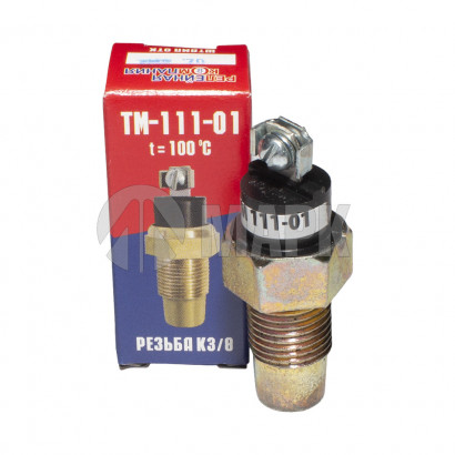 ТМ 111-01 Датчик ТМ-111-01 сигнализатора температуры охлаждающей жидкости (винт М4, t=100 градусов) РелКом