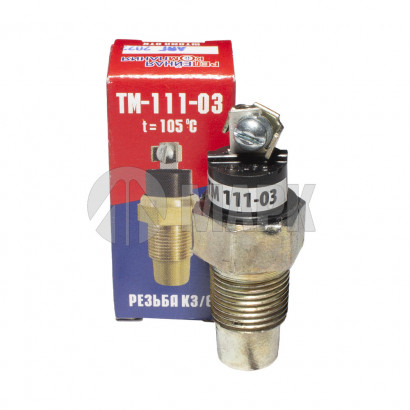 ТМ 111-03 Датчик ТМ-111-03 сигнализатора температуры охлаждающей жидкости (винт М4, t=105 градусов) РелКом