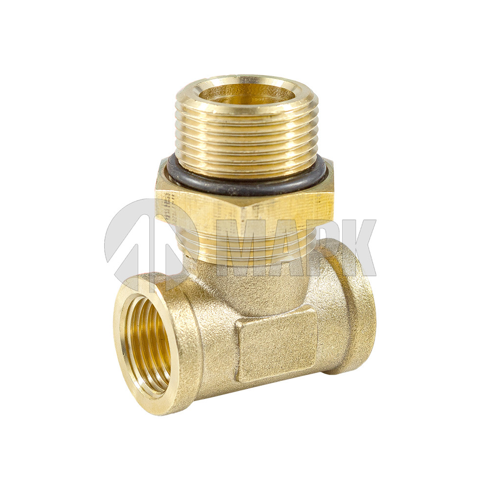 Соединитель трубки ПВХ,полиамид d=16-М22х1,5-16 фитинг тройник латунь (Аналог CAMOZZI)