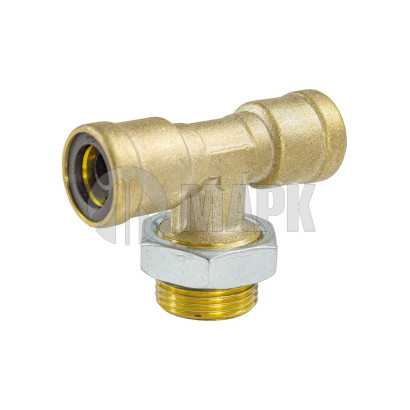 9422 12-M22X1,5-12 (4935) Соединитель трубки ПВХ,полиамид d=12мм-М22х1,5-12 (фитинг тройник латунь) (Аналог CAMOZZI)