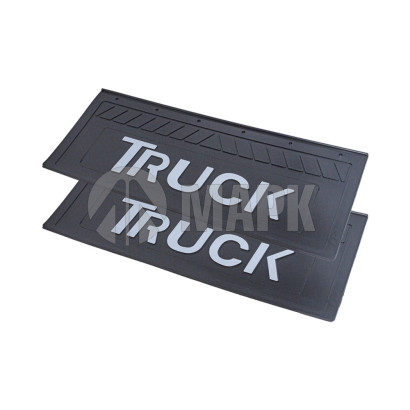 TR270660 Брызговик TRUCK (270x660) белые буквы, комплект из 2-х шт.