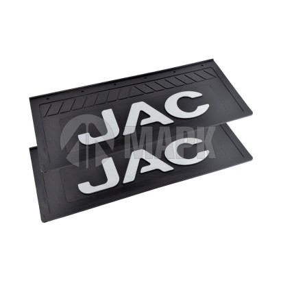 JAC270660 Брызговик JAC (270x660) белые буквы, комплект из 2-х шт.