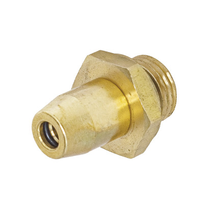 INF.11.1606 (6801) Соединитель трубки ПВХ (фитинг прямой, наружная резьба) М16хТ6 (латунь аналог Sirit)