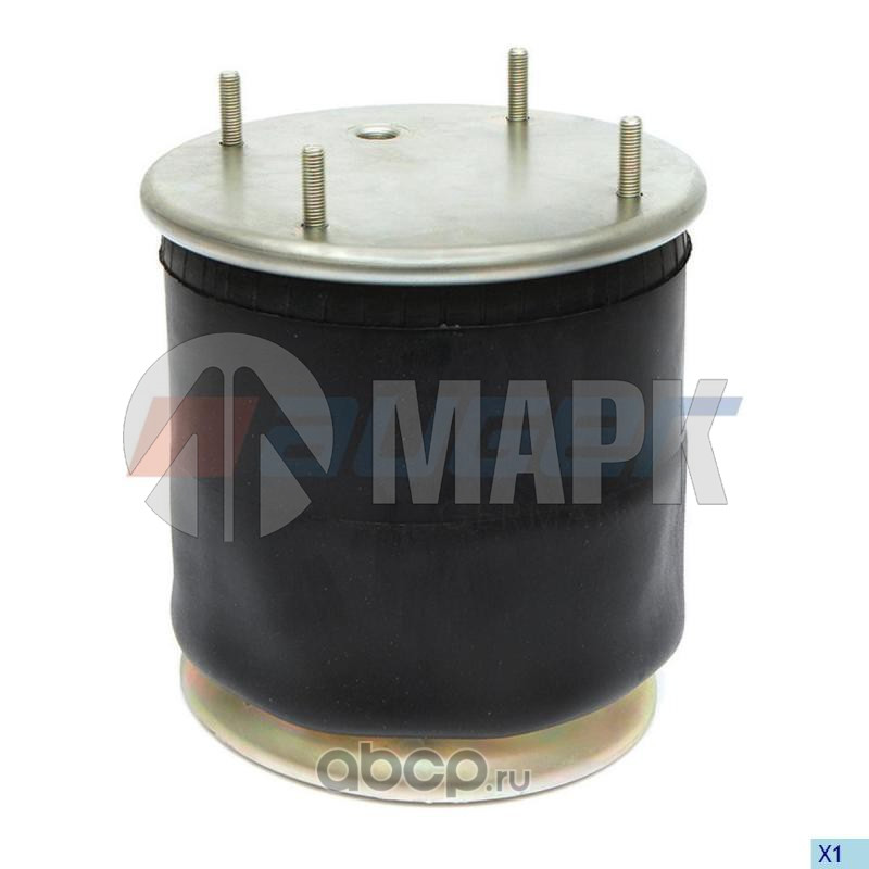 Пневморессора 810МВ в сборе с металлическим стаканом (Auger)