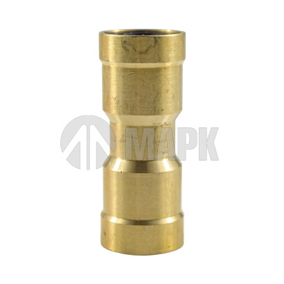 PG10/10 (4174) Соединитель трубки ПВХ,полиамид d=10х10 мм (фитинг прямой) латунь (Аналог CAMOZZI)