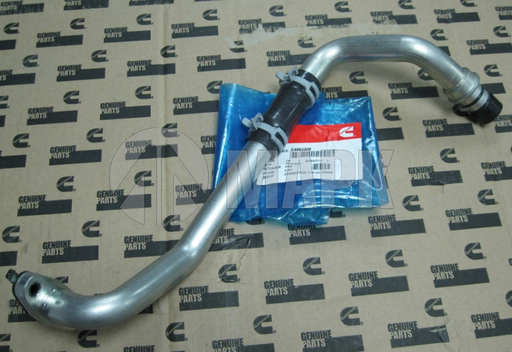 Трубка слива масла с ТКР (6ISBe) 3287574/3287573 О+