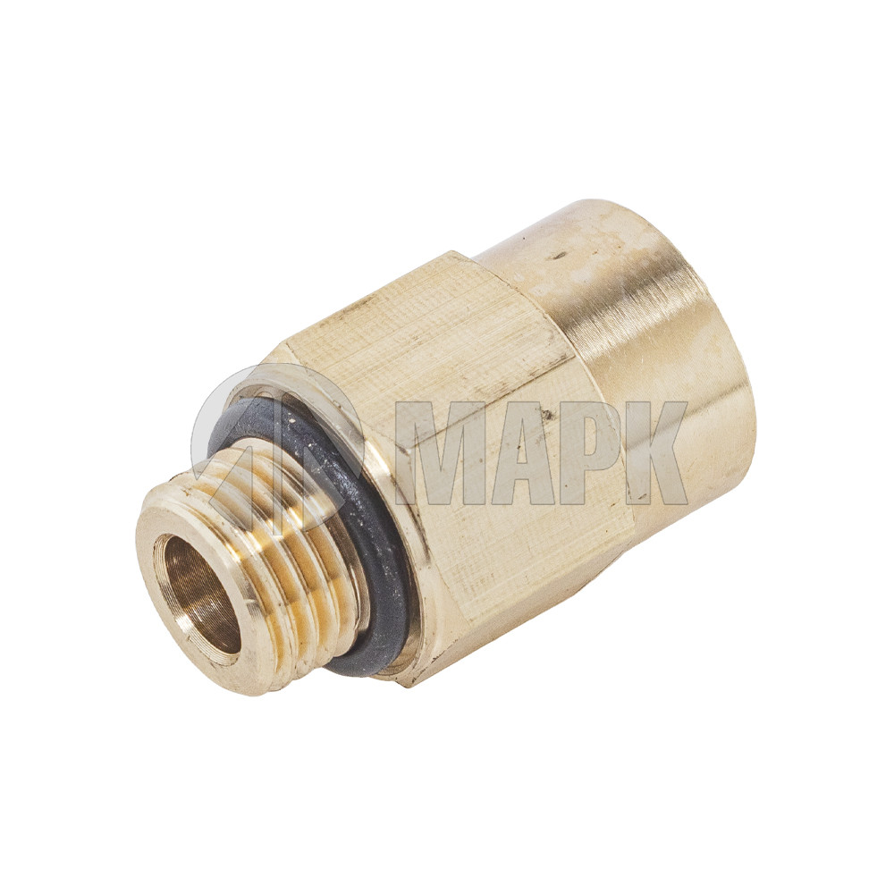 Соединитель трубки ПВХ,полиамид d=6мм М8х1 (фитинг прямой) латунь (Аналог CAMOZZI)