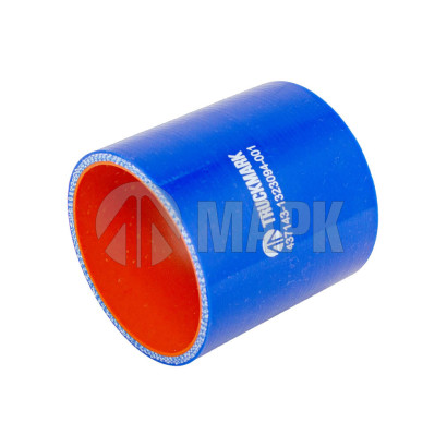 437143-1323094-001 Патрубок интеркулера (силикон) синий (Ф70х80) (TRUCKMARK)