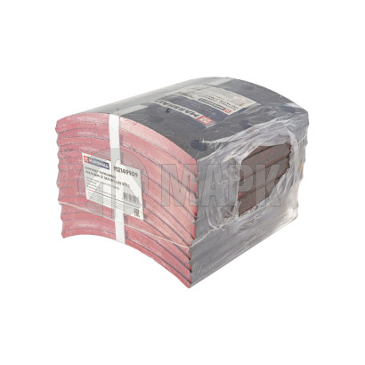 M2149959 Накладки тормозные 6520-3501106 (12отв.,к-т на ось, с заклепками) (Marshall)