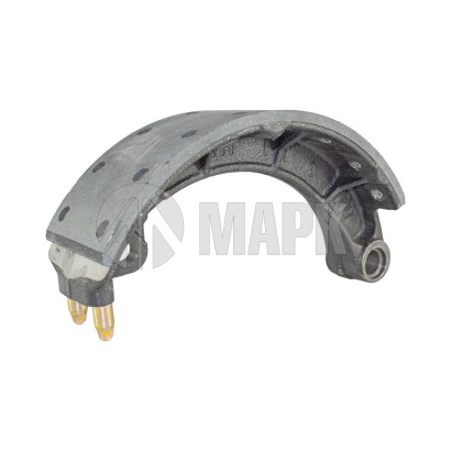 55571Х-3501090 Колодка УРАЛ тормозная в сборе (под однополосный цилиндр) ПЛАНТ