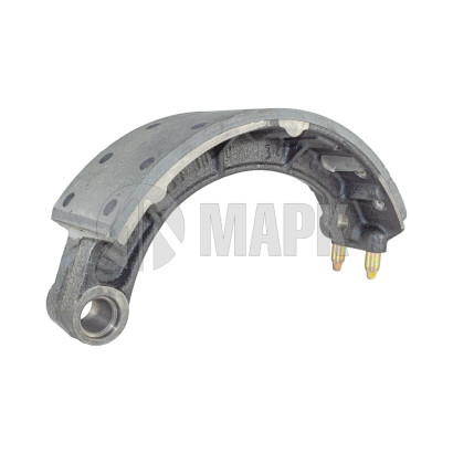 55571Х-3501090 Колодка УРАЛ тормозная в сборе (под однополосный цилиндр) ПЛАНТ