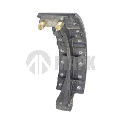 55571Х-3501090 Колодка УРАЛ тормозная в сборе (под однополосный цилиндр) ПЛАНТ