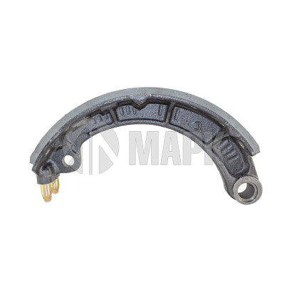 55571Х-3501090 Колодка УРАЛ тормозная в сборе (под однополосный цилиндр) ПЛАНТ