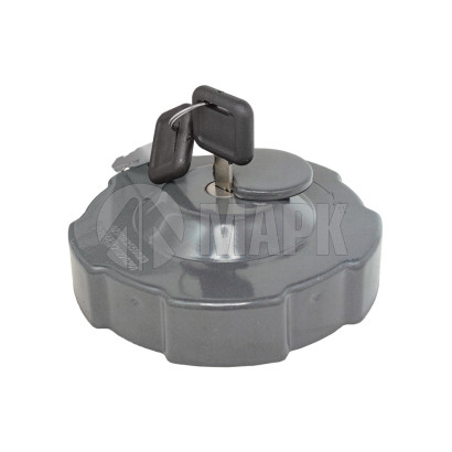 DZ91189550023 Крышка топливного бака в сб. (с ключами, металл) для а/м SHACMAN X3000, X6000 (TRUCKMARK)