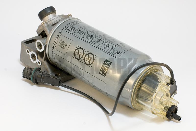 Фильтр топливный а/м КАМАЗ ЕВРО-2 грубой очистки в сборе с датчиком загрязнения (ФГОТ) МАРК