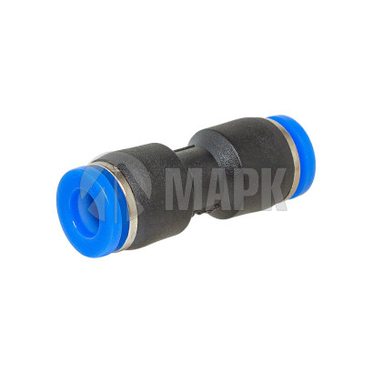 PUC06 Фитинг cоединитель для трубок d=6 мм (прямой)