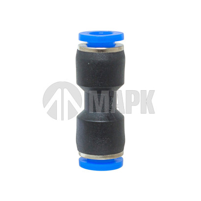 PUC06 Фитинг cоединитель для трубок d=6 мм (прямой)