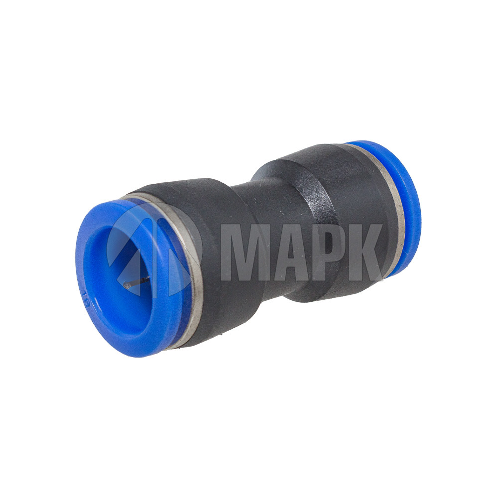 Фитинг соединитель для трубок d=16 мм (прямой)