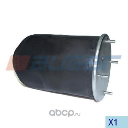 AU 34810 Пневморессора 810МВ без стакана (4 шп.М12+1 отв. М22 под воздух) (Auger)