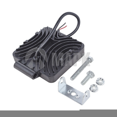 102.3738 Фонарь стробоскоп/постоянно оранжевый (16, диодов, 3 режима, квадратная, 2 провода, 12-24В) (КЭП)