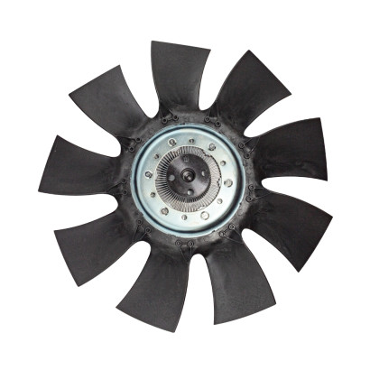 1308010LE359 Крыльчатка вентилятора d-560 мм 9 лоп. в сборе с муфтой, а/м КАМАЗ Компас 12, JAC N120 (TRUCKMARK)