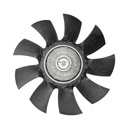 1308010LE359 Крыльчатка вентилятора d-560 мм 9 лоп. в сборе с муфтой, а/м КАМАЗ Компас 12, JAC N120 (TRUCKMARK)