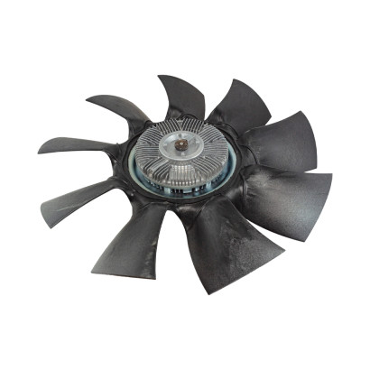 1308010LE359 Крыльчатка вентилятора d-560 мм 9 лоп. в сборе с муфтой, а/м КАМАЗ Компас 12, JAC N120 (TRUCKMARK)