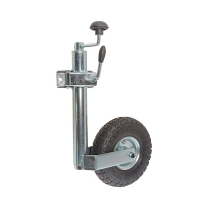 BXTJ036+037 Опорное колесо для прицепа (+фиксатор) камерное колесо (TrailerParts)