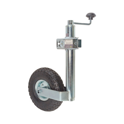 BXTJ036+037 Опорное колесо для прицепа (+фиксатор) камерное колесо (TrailerParts)