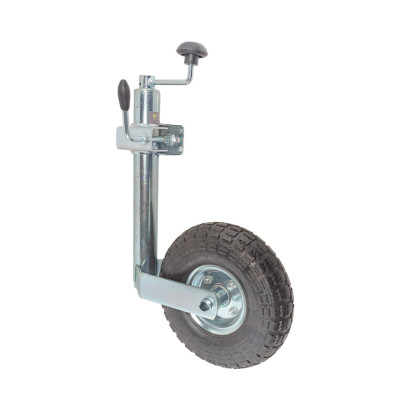 BXTJ036+037 Опорное колесо для прицепа (+фиксатор) камерное колесо (TrailerParts)