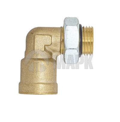 9502 12-M16х1,5 (2498) Соединитель трубки ПВХ,полиамид d=12мм М16х1.5 фитинг угловой латунь (Аналог CAMOZZI)