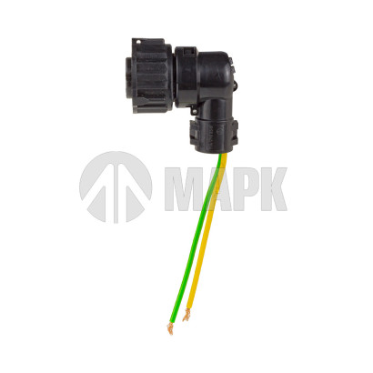 СЦБ2Р+ 2 Колодка байонет, угловая, 2 провода