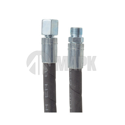 65115-3408020-60 Шланг высокого давления ГУРа а/м КАМАЗ L=350 (гайка М22/штуцер М18)