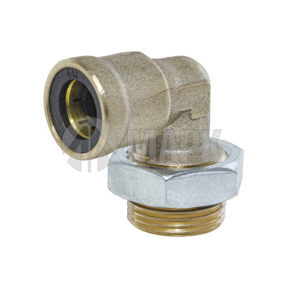 9502 12-M12x1,5 (4182) Соединитель трубки ПВХ,полиамид d=12мм М12х1.5 (фитинг угловой) (Аналог CAMOZZI)